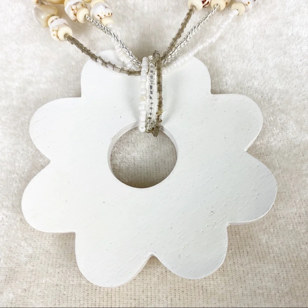 Bohemian Style Boho Floral Statement Necklace